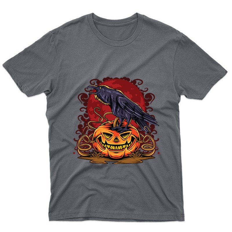 Pumpkin and crown Unisex Póló