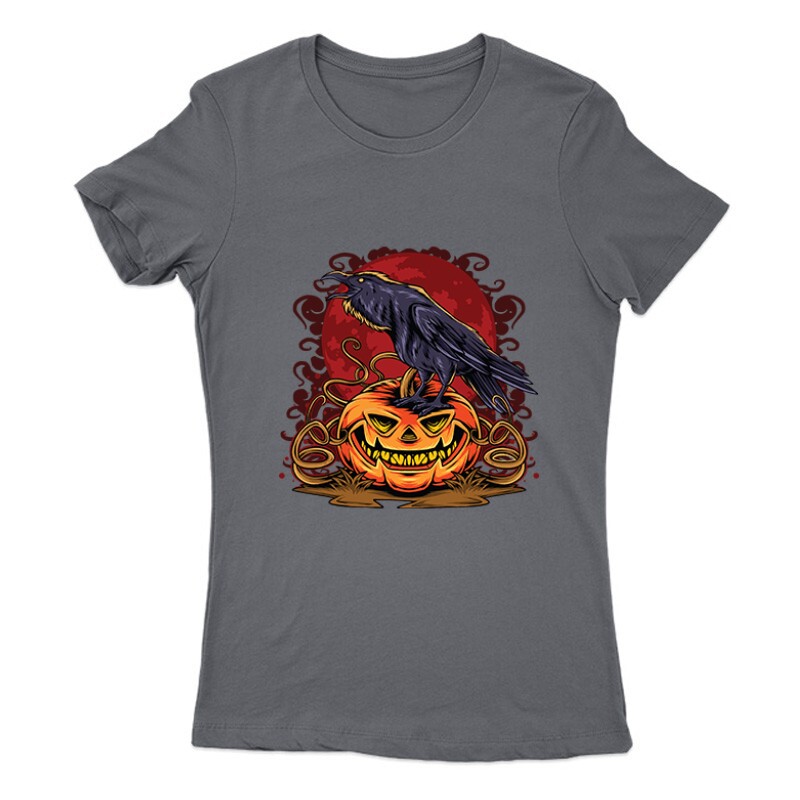 Pumpkin and crown Női Póló