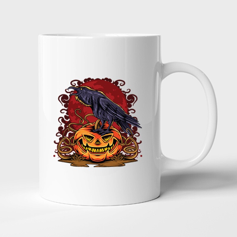 Pumpkin and crown Bögre