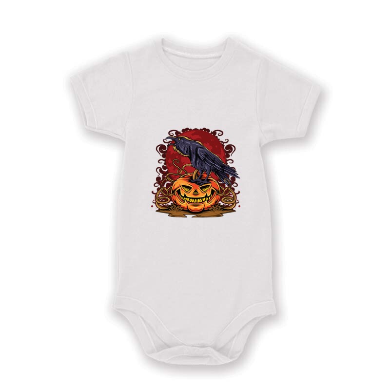 Pumpkin and crown Baby Body