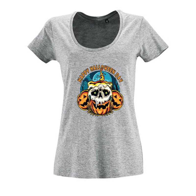 Halloween day Női O Nyakú Póló