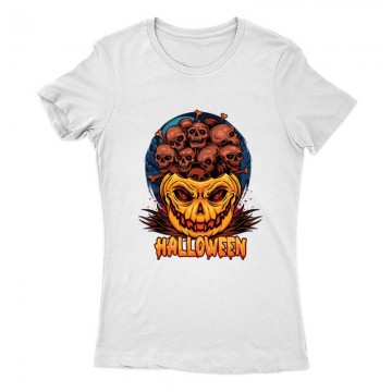 Halloween skulls Női Póló