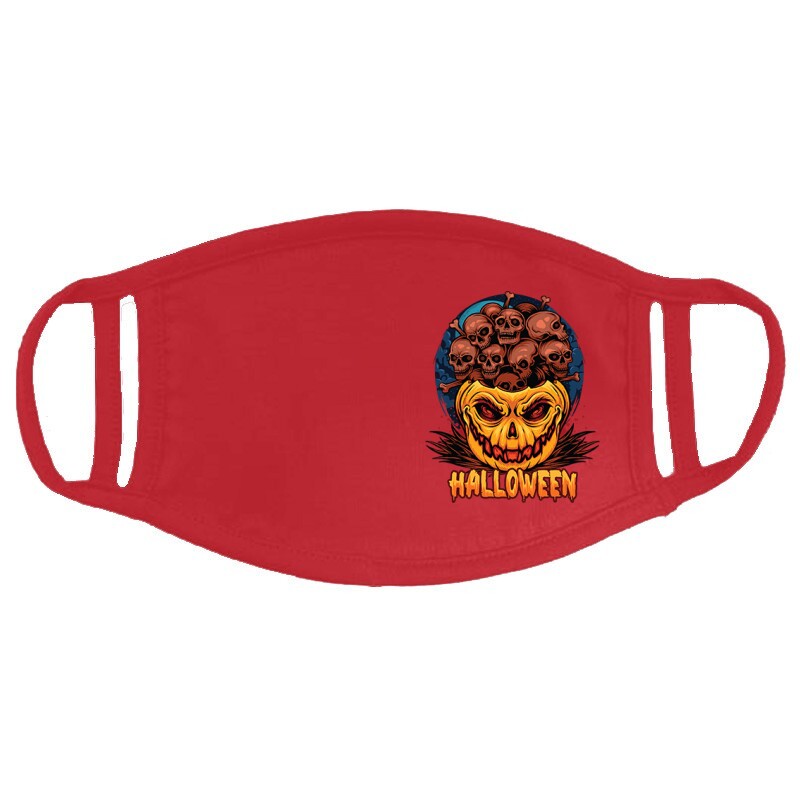 Halloween skulls Arcmaszk