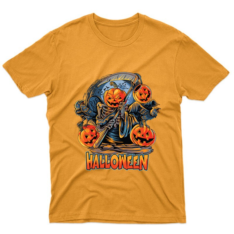 Pumpkin of Halloween Unisex Póló