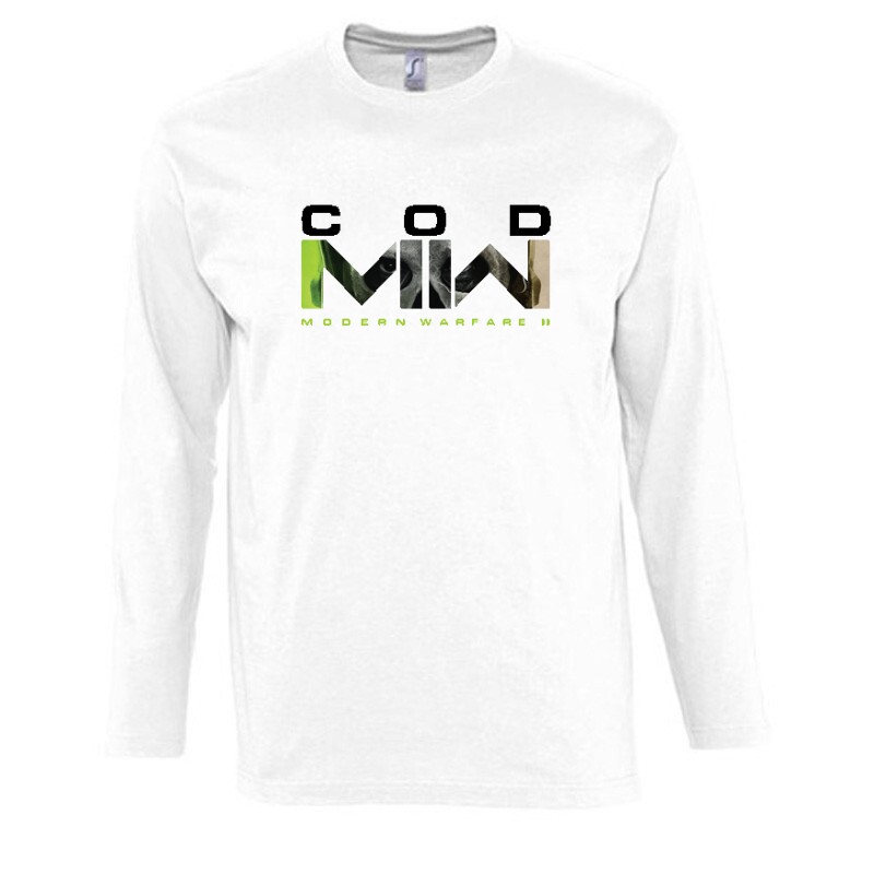 Modern Warfare II logo3 Hosszú Ujjú Póló