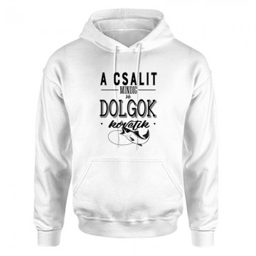 A csali után Unisex Kapucnis Pulcsi