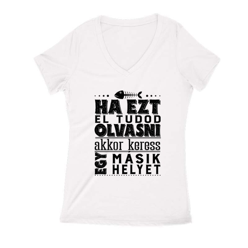 Keress egy másik helyet Női V Kivágott póló