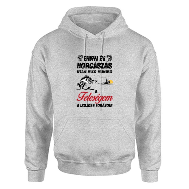 A feleségem a legjobb fogásom Unisex Kapucnis Pulcsi