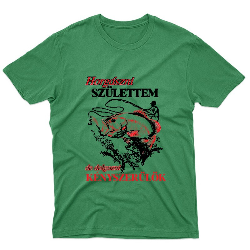 Horgászni születtem Unisex Póló