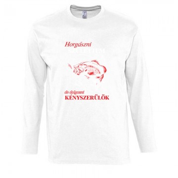 Horgászni születtem Hosszú Ujjú Póló