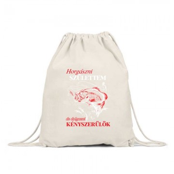 Horgászni születtem Hátizsák