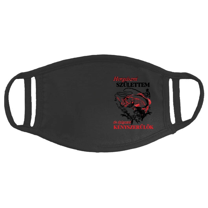 Horgászni születtem Arcmaszk