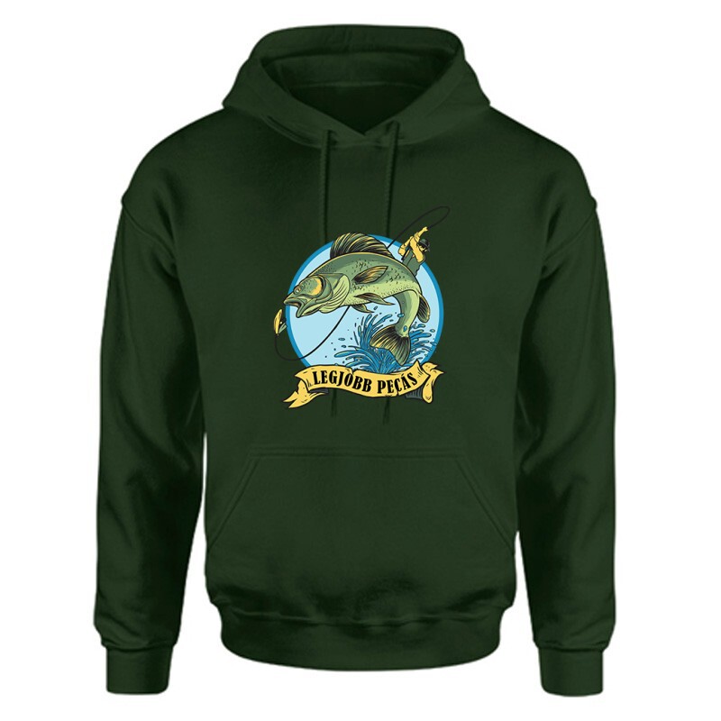 Legjobb Pecás Unisex Kapucnis Pulcsi