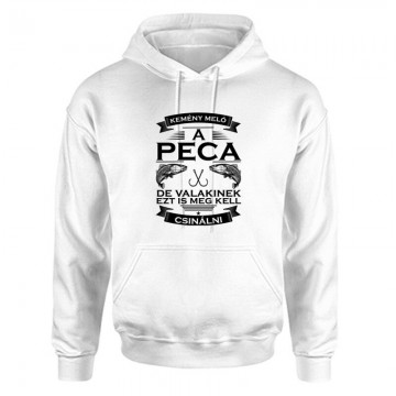 Nehéz meló a peca Unisex Kapucnis Pulcsi