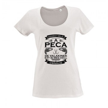 Nehéz meló a peca Női O Nyakú Póló