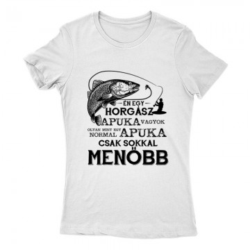 Horgász apuka Női Póló