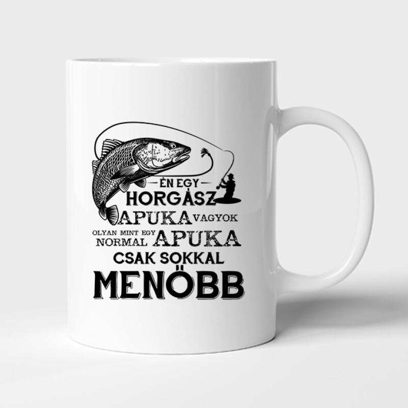 Horgász apuka Bögre