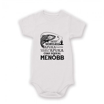 Horgász apuka Baby Body