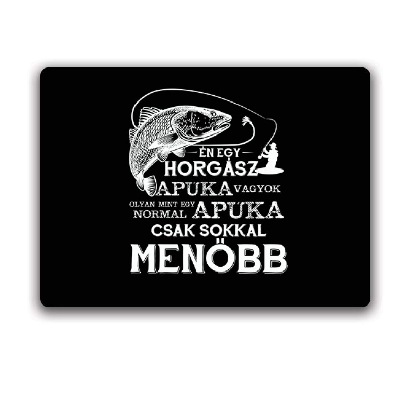Horgász apuka Egérpad