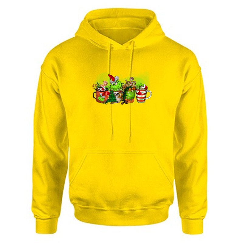Christmas Punch Grinch Unisex Kapucnis Pulcsi