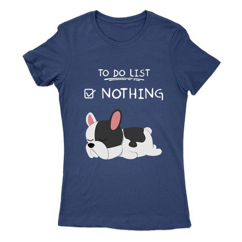 To Do List Frenchie Női Póló