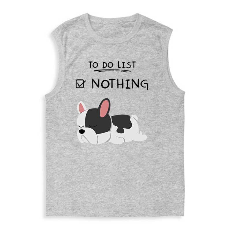 To Do List Frenchie Férfi Trikó