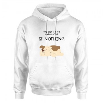 To Do List English Unisex Kapucnis Pulcsi