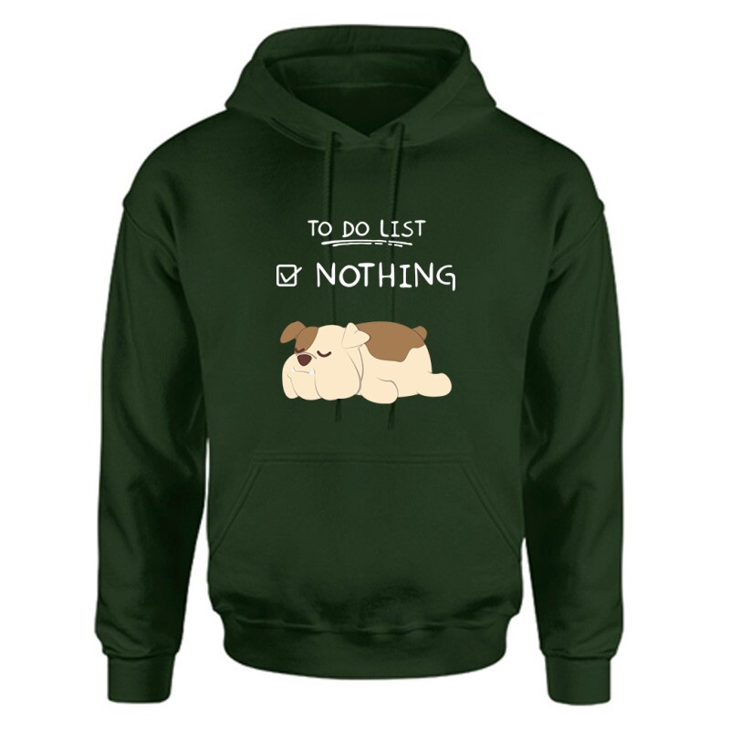 To Do List English Unisex Kapucnis Pulcsi