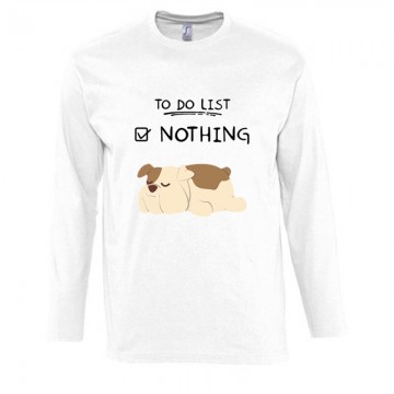 To Do List English Hosszú Ujjú Póló