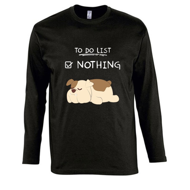 To Do List English Hosszú Ujjú Póló