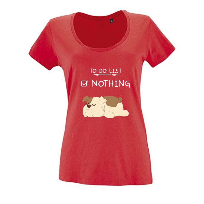 To Do List English Női O Nyakú Póló