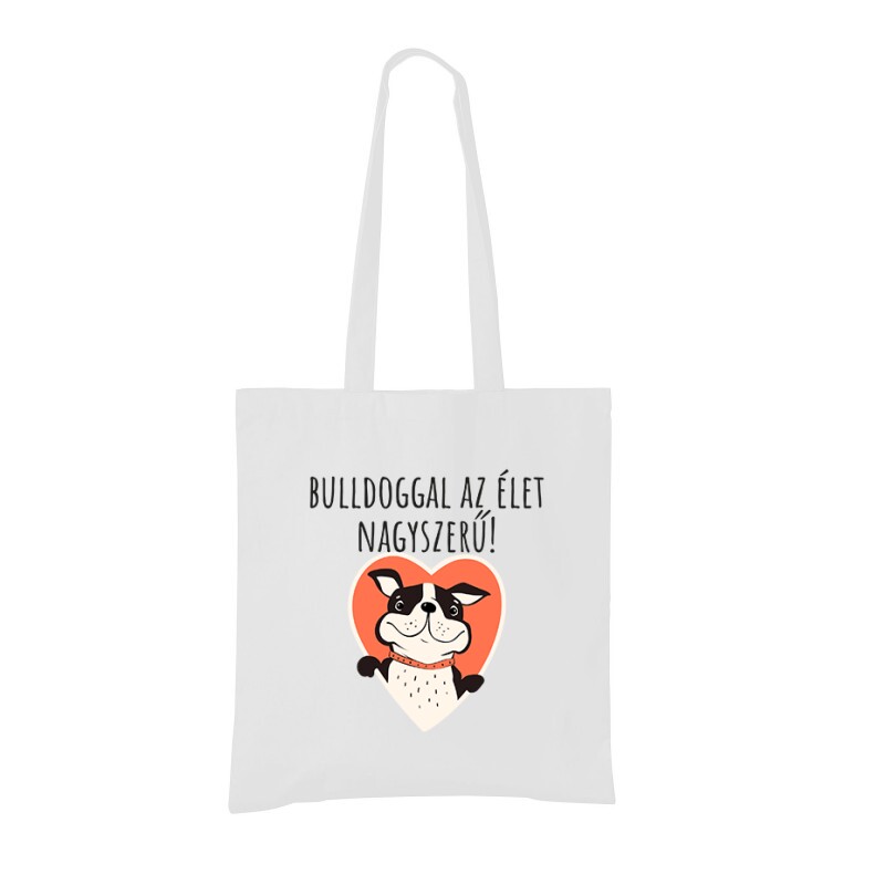 Bulldoggal az élet Bevásárló Táska