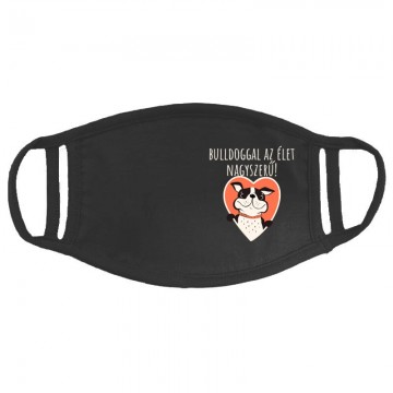 Bulldoggal az élet Arcmaszk