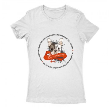 Megmentesz egy kutyát Női Póló