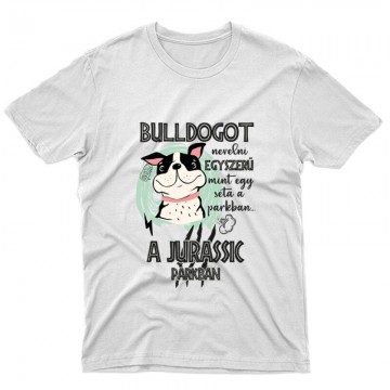 Jurassic Francia Bulldog Unisex Póló