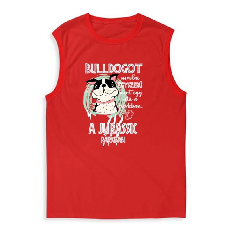 Jurassic Francia Bulldog Férfi Trikó