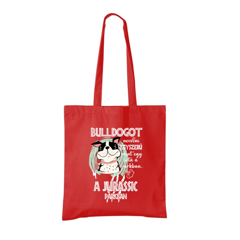 Jurassic Francia Bulldog Bevásárló Táska
