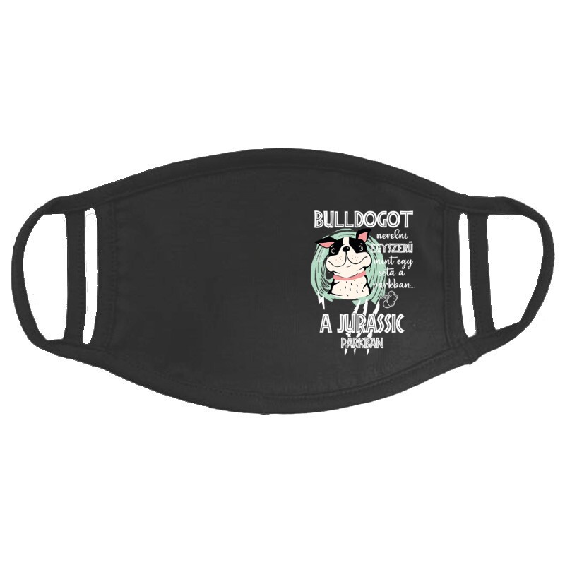 Jurassic Francia Bulldog Arcmaszk