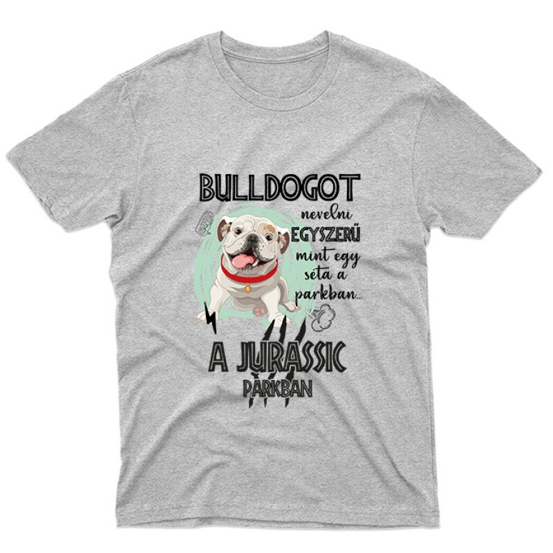 Jurassic English Bulldog Unisex Póló
