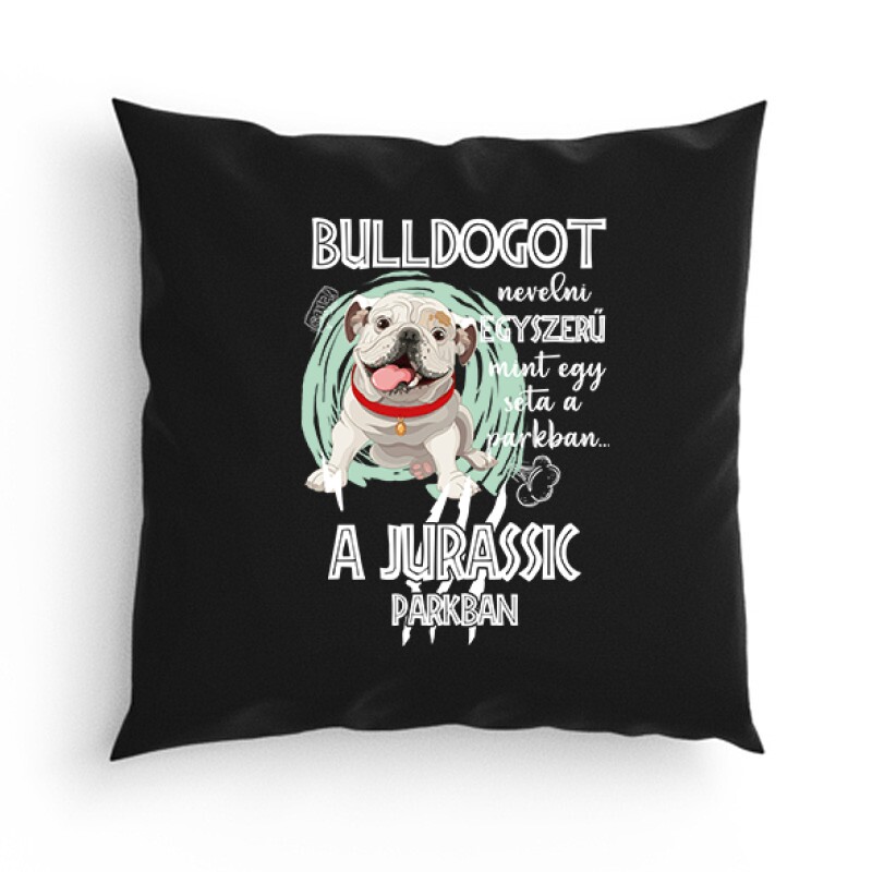 Jurassic English Bulldog Párna