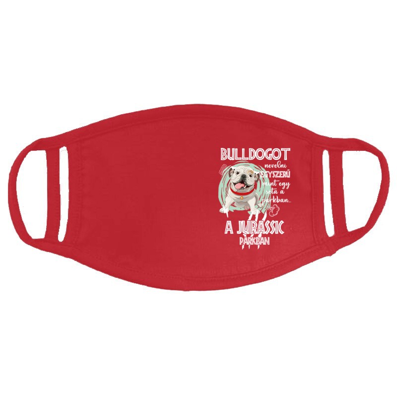 Jurassic English Bulldog Arcmaszk