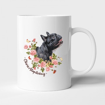 Frenchie with Rose Bögre