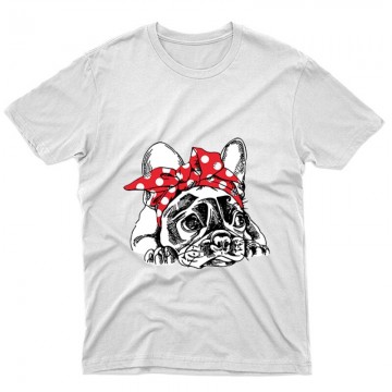 Frenchie Bow Unisex Póló