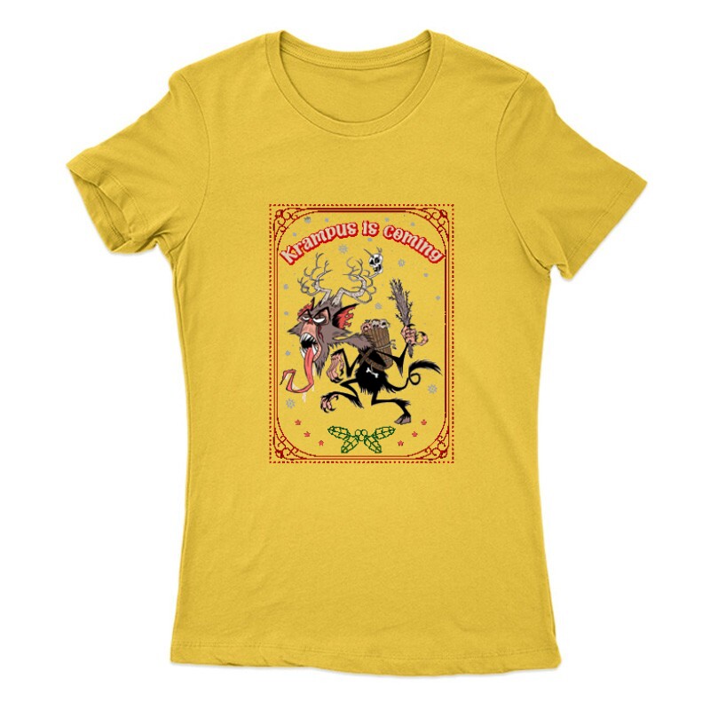 Krampus is coming Női Póló