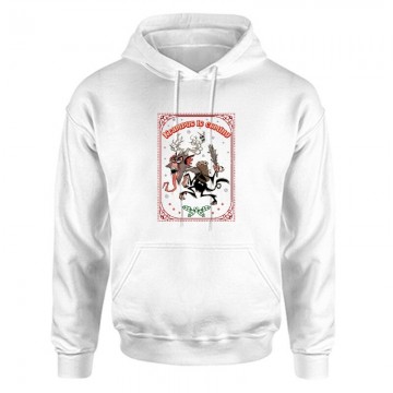 Krampus is coming Unisex Kapucnis Pulcsi