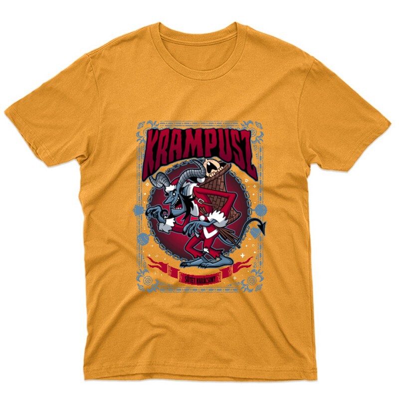 Kramplusz sötét karácsony Unisex Póló