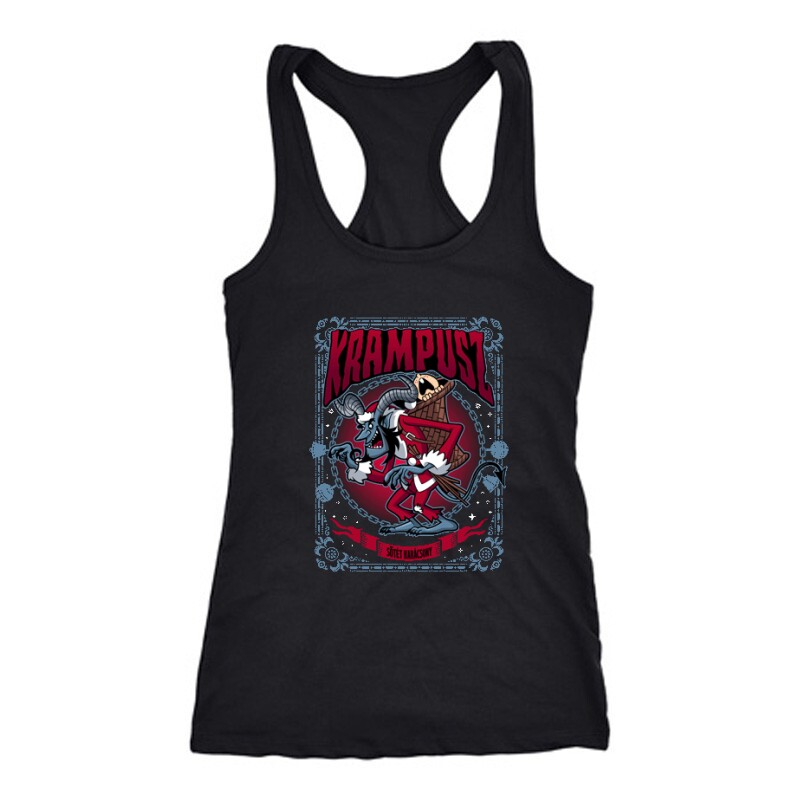 Kramplusz sötét karácsony Női Trikó