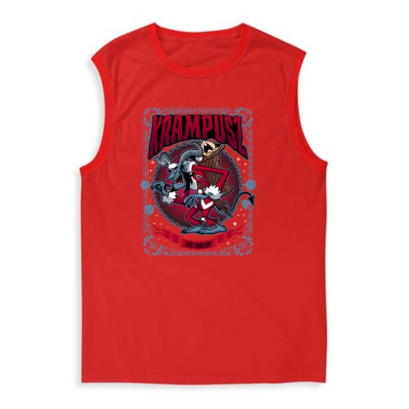 Kramplusz sötét karácsony Férfi Trikó