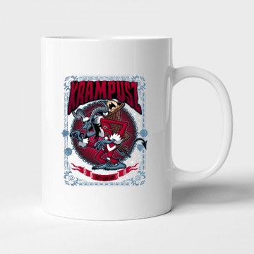 Kramplusz sötét karácsony Bögre