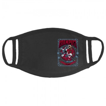 Kramplusz sötét karácsony Arcmaszk